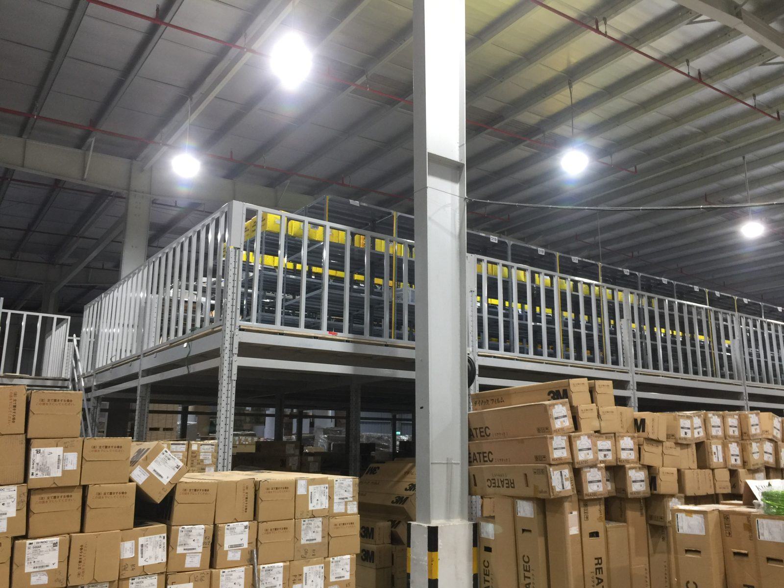 Ứng dụng của kệ gác lửng Mezzanine