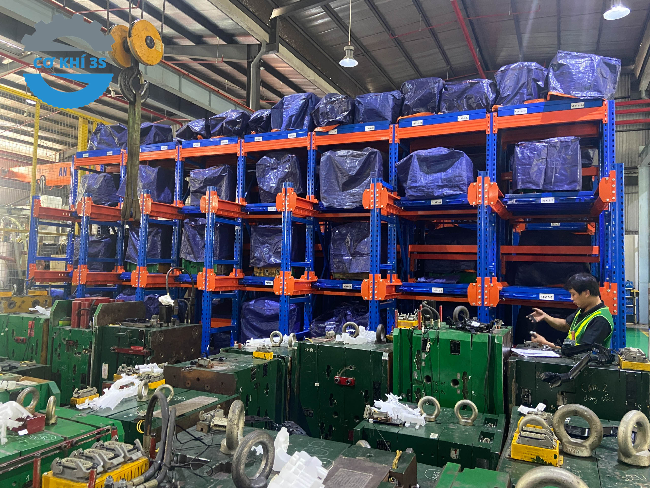 Dự án Kệ lưu trữ khuôn cao cấp tại nhà máy sản xuất phụ tùng oto Schlemmer Hưng Yên