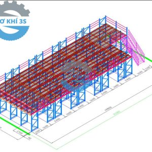 Kệ kho kết hợp sàn thép nhiều tầng
